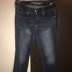 Boot cut American eagle jeans!